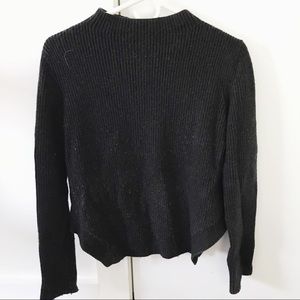 Zara Ribbed Mockneck Sweater